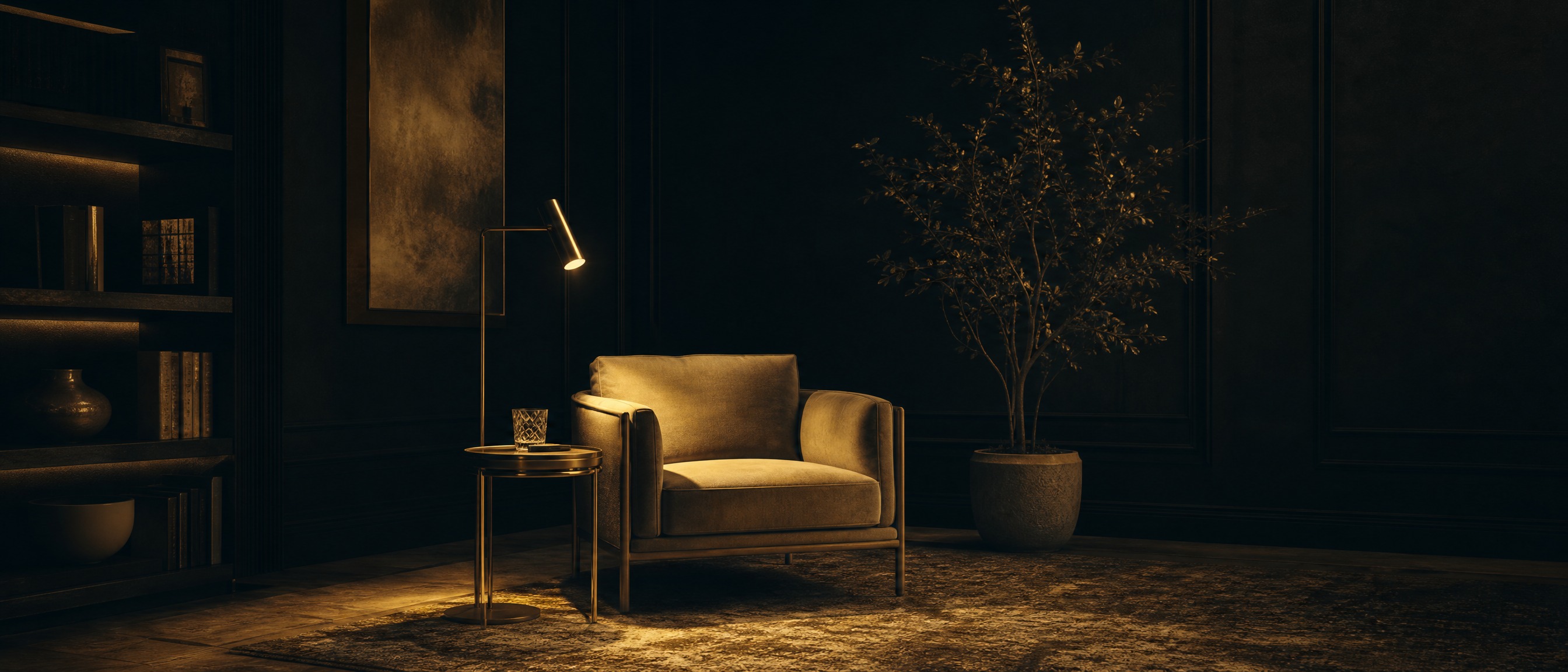 An environment designed for creative thinking — set but not yet occupied